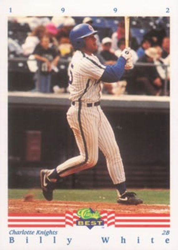 Billy White 1992 Classic Best #64 Base RAW