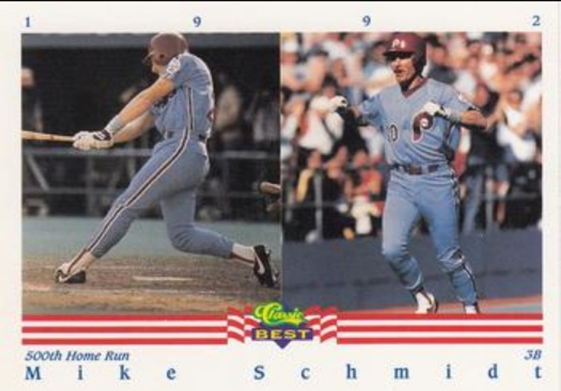Mike Schmidt 1992 Classic Best #100 Base RAW