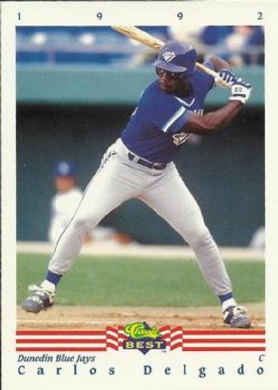 Carlos Delgado 1992 Classic Best #90 Base RAW
