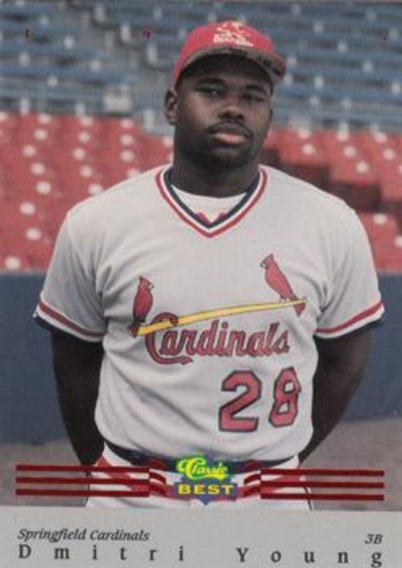 Dmitri Young 1992 Classic Best #BC8 Bonus - Red RAW