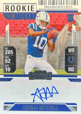 2024 Contenders #108 Rookie Ticket Auto