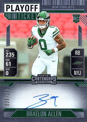 2024 Contenders #115 Rookie Ticket Auto - Playoff Ticket /149