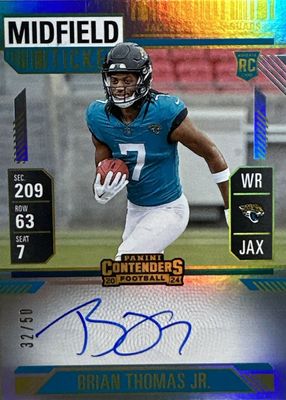 2024 Contenders #103 Rookie Ticket Auto - Midfield Ticket /50