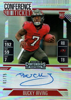 2024 Contenders #122 Rookie Ticket Auto - Conference Ticket /75