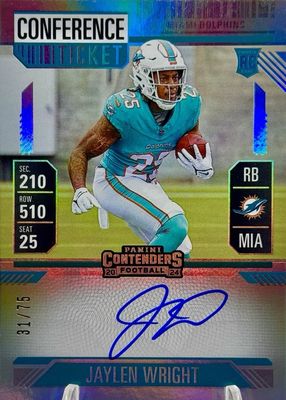 2024 Contenders #132 Rookie Ticket Auto - Conference Ticket /75