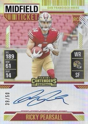 2024 Contenders #109 Rookie Ticket Auto - Midfield Ticket /50