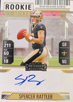 2024 Contenders #116 Rookie Ticket Auto