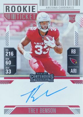2024 Contenders #119 Rookie Ticket Auto