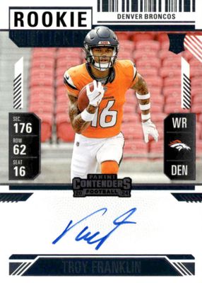 2024 Contenders #113 Rookie Ticket Auto