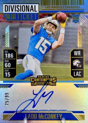 2024 Contenders #110 Rookie Ticket Auto Variation - Divisional Ticket /99