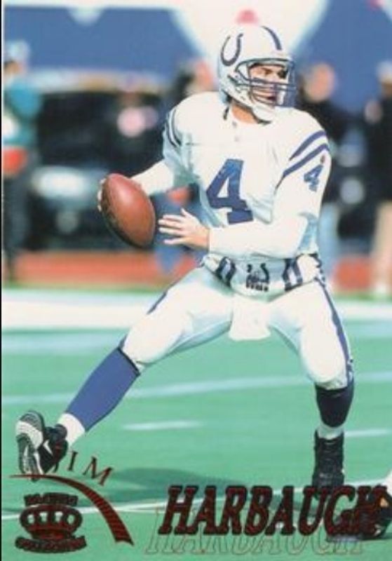 Jim Harbaugh 1996 Pacific Gridiron #56 Base RAW