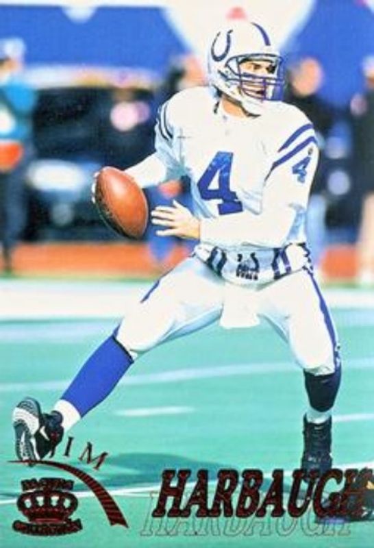 Jim Harbaugh 1996 Pacific Gridiron #56 Red RAW