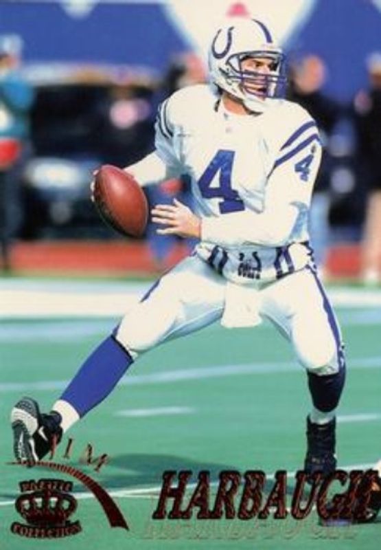Jim Harbaugh 1996 Pacific Gridiron #56 Copper RAW