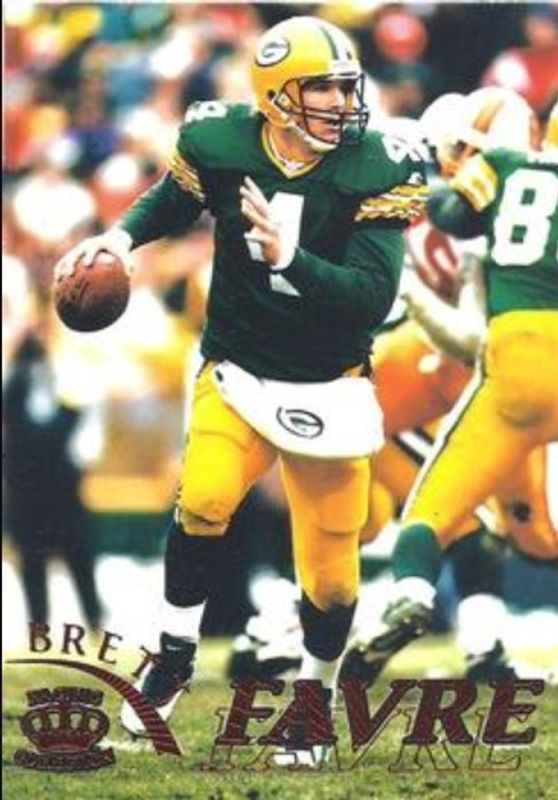 Brett Favre 1996 Pacific Gridiron #45 Red RAW