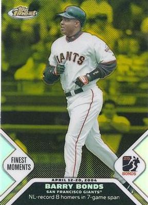 2006 Topps Finest #BBFM14 Bonds Moments - Refractor Gold /199
