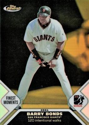 2006 Topps Finest #BBFM19 Bonds Moments - Refractor Gold /199