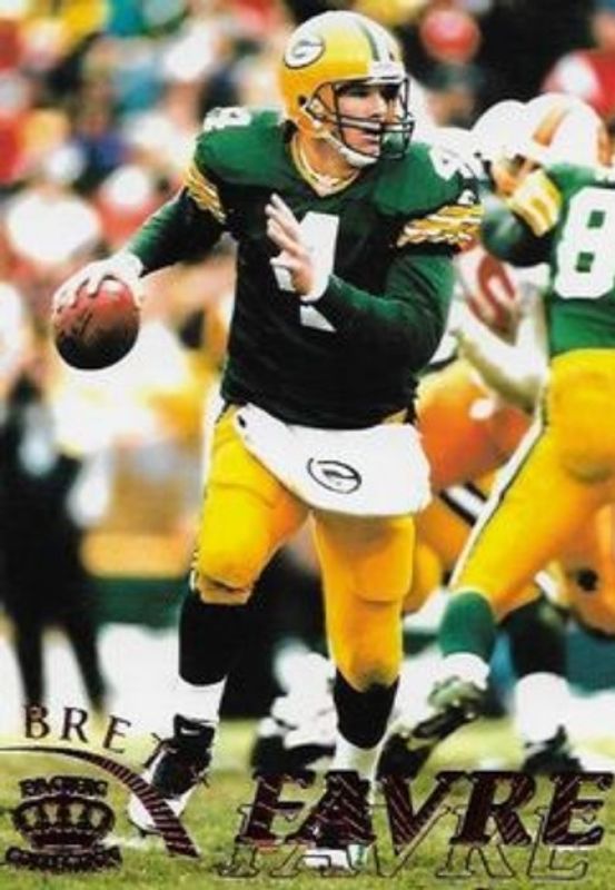 Brett Favre 1996 Pacific Gridiron #45 Copper RAW