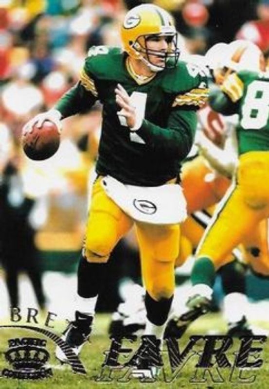 Brett Favre 1996 Pacific Gridiron #45 Gold RAW