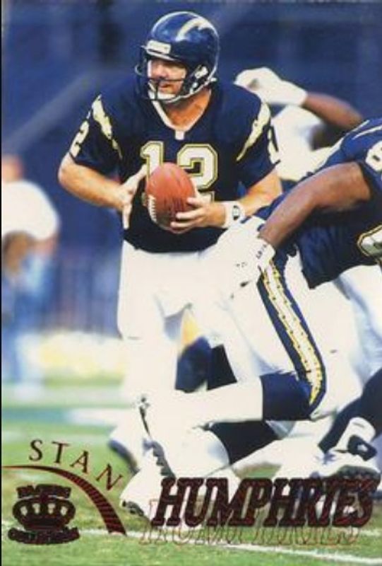 Stan Humphries 1996 Pacific Gridiron #106 Red RAW