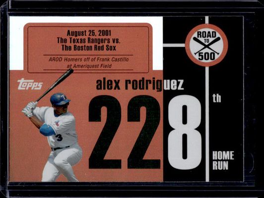 2007 Topps Chrome #ARHR228 Alex Rodriguez: Road to 500