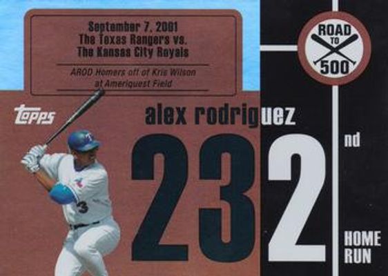 2007 Topps Chrome #ARHR232 Alex Rodriguez: Road to 500