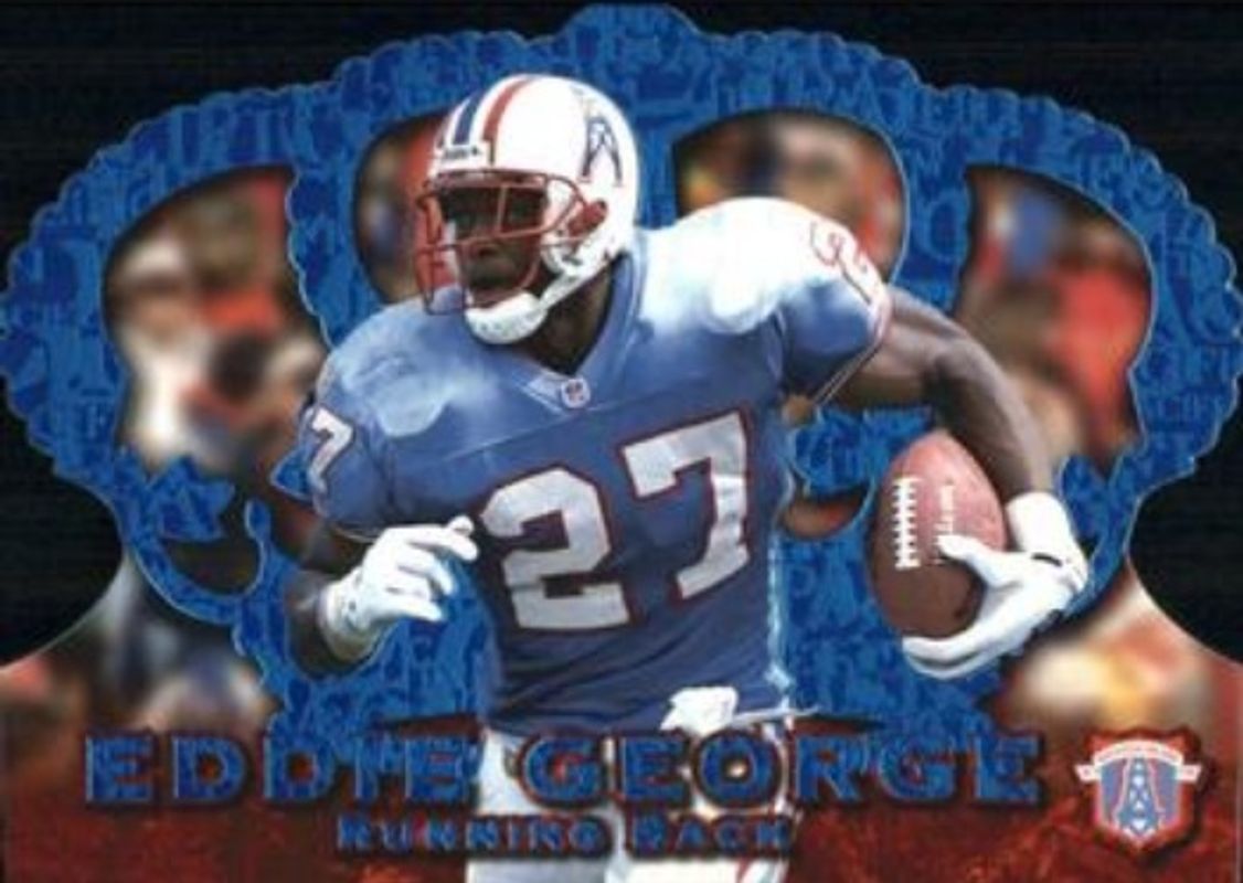 Eddie George 1996 Pacific Crown Royale #CR-124 Blue Rookie RAW