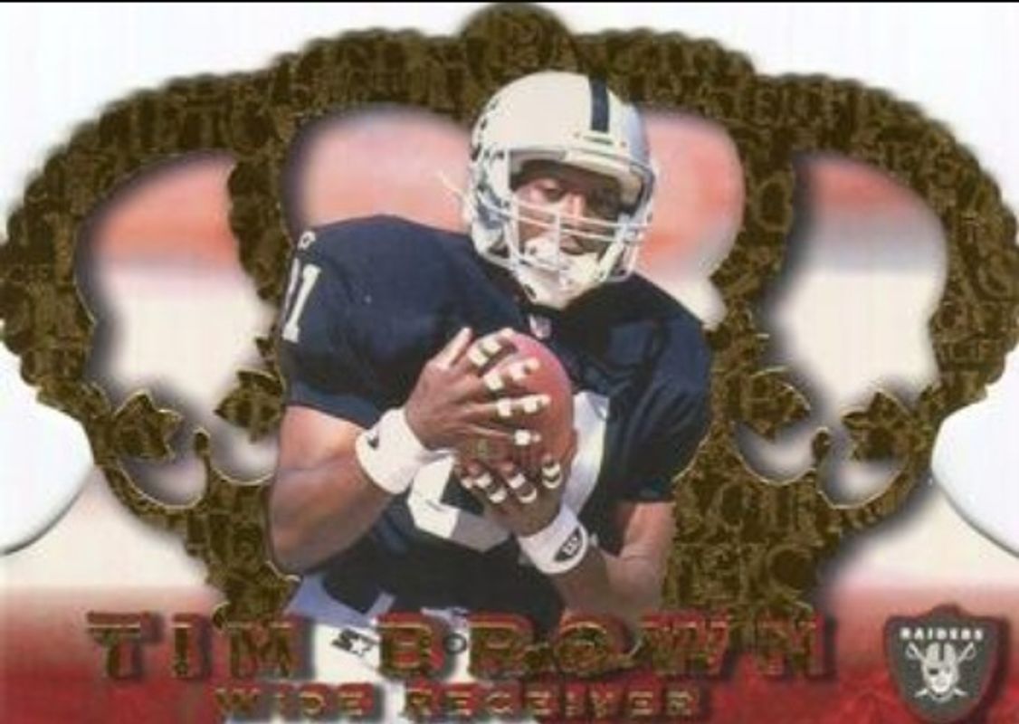 Tim Brown 1996 Pacific Crown Royale #CR-48 Base RAW