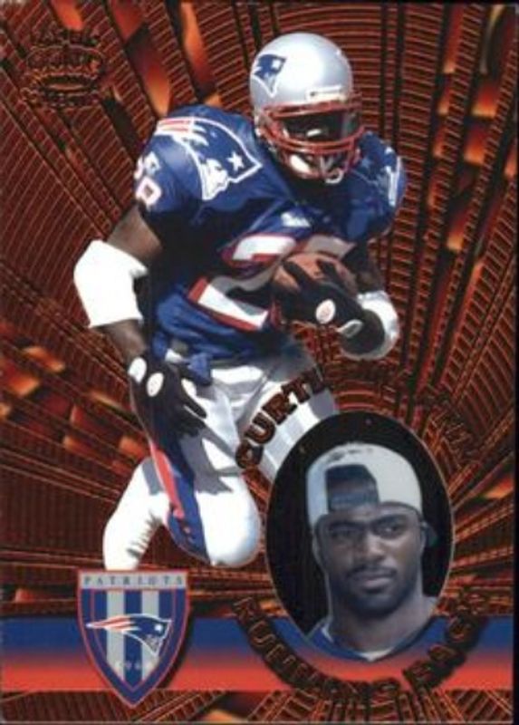Curtis Martin 1996 Pacific Invincible #I-89 Bronze RAW