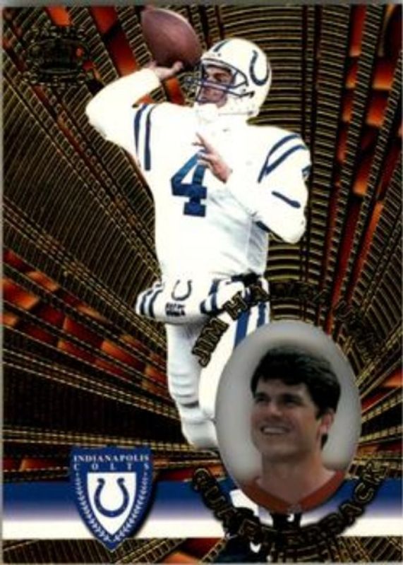 Jim Harbaugh 1996 Pacific Invincible #I-65 Base RAW