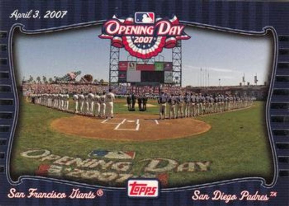 2007 Topps #OD15 Opening Day Team vs. Team