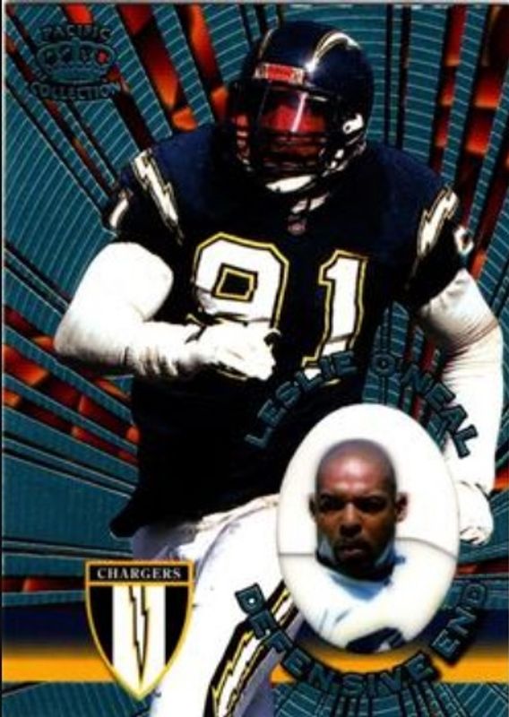 Leslie O'Neal 1996 Pacific Invincible #I-125 Platinum Blue RAW