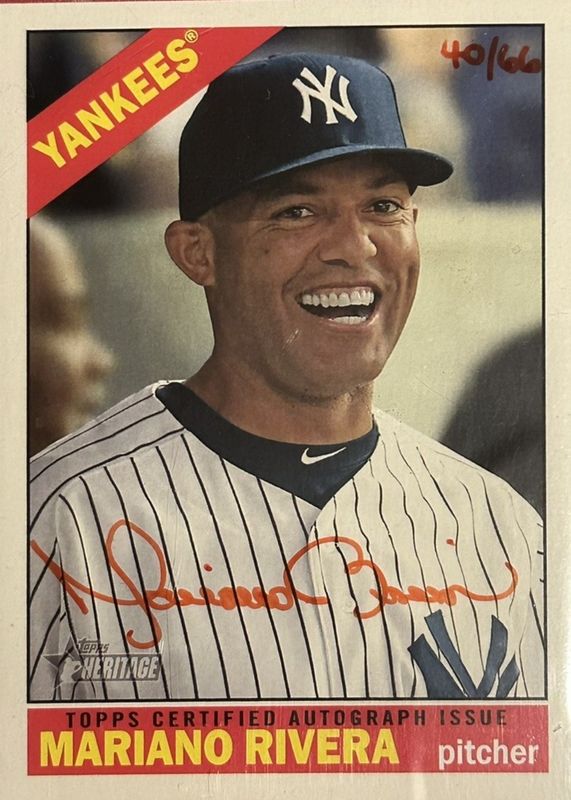 2015 Topps Heritage #ROA-MR Real One Autographs - Red Ink /66