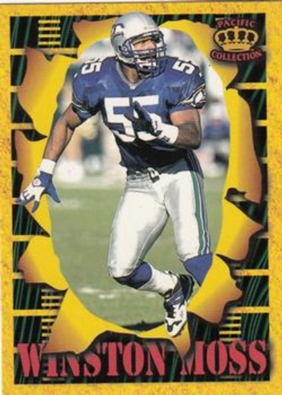 Winston Moss 1996 Pacific Invincible #SM166 Smash Mouth RAW