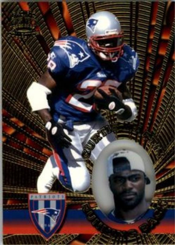 Curtis Martin 1996 Pacific Invincible #I-89 Base RAW