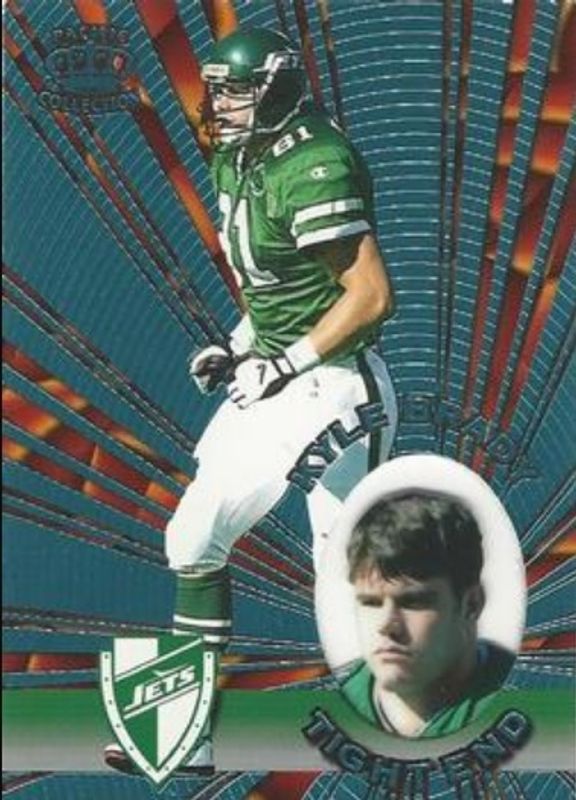 Kyle Brady 1996 Pacific Invincible #I-96 Platinum Blue RAW
