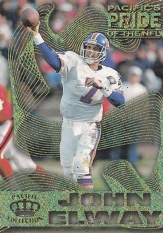 John Elway 1995 Pacific Crown Royale #PN-9 Pride of the NFL RAW