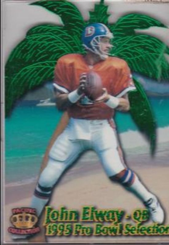 John Elway 1995 Pacific Crown Royale #PB-3 Pro Bowl Die-Cut RAW