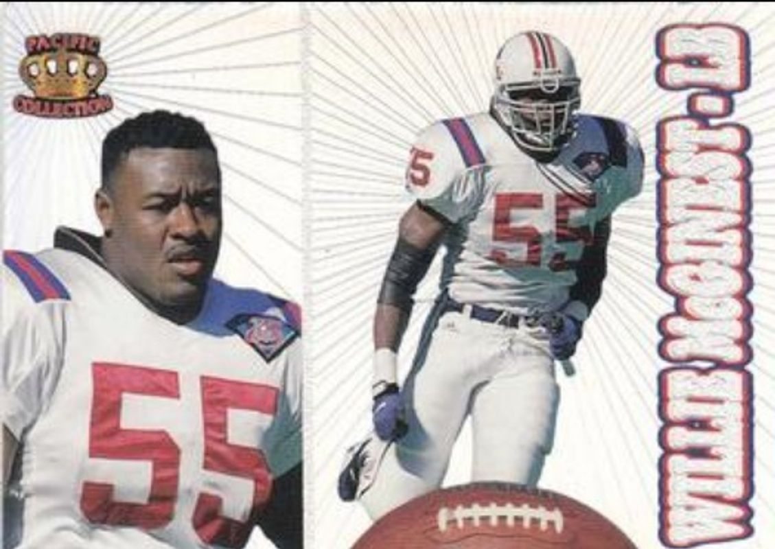 Willie McGinest 1995 Pacific Prisms #55 Base RAW