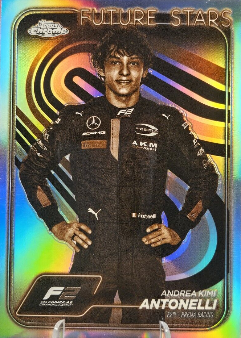 Andrea Kimi Antonelli 2024 Topps Chrome Formula 1 #22 Sepia
