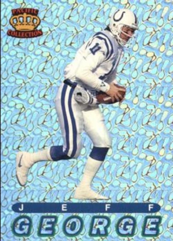 Jeff George 1994 Pacific Prisms #45 Base Price Guide - Sports Card Investor