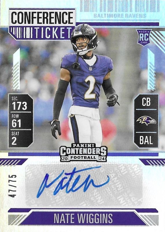 2024 Contenders #150 Rookie Ticket Auto - Conference Ticket /75