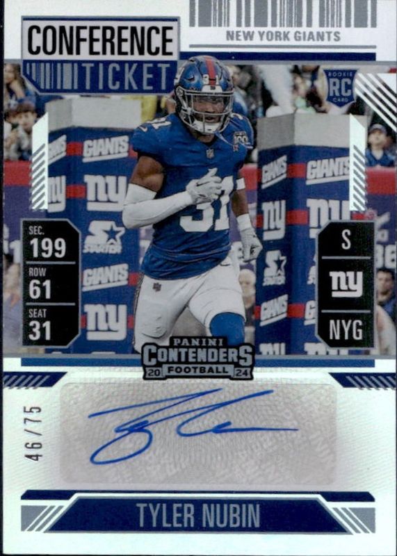 2024 Contenders #153 Rookie Ticket Auto - Conference Ticket /75