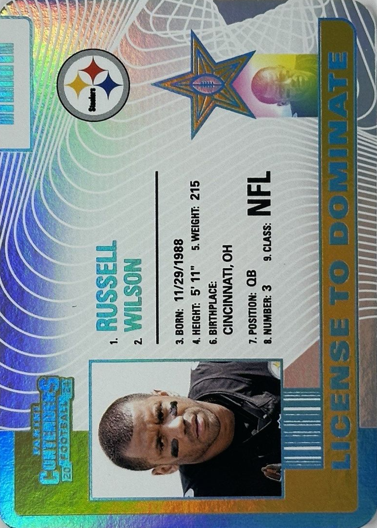Russell Wilson 2024 Contenders #5 License to Dominate /(SSP) Price