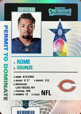 2024 Contenders #38 Permit to Dominate /(SSP)