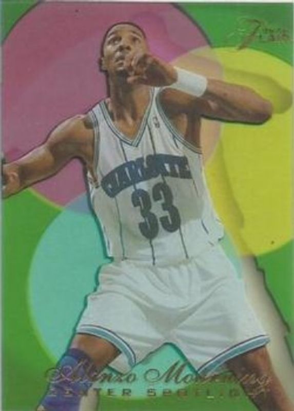 Alonzo Mourning 1995 Flair #3 Center Spotlight RAW