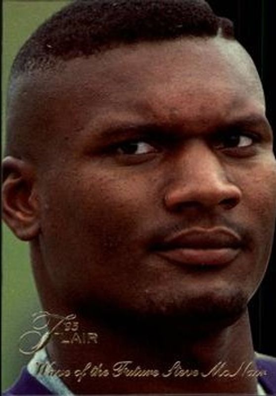 Steve McNair 1995 Flair #5 Wave of the Future Rookie RAW