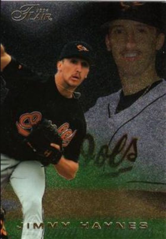 Jimmy Haynes 1996 Flair #6 Base Rookie RAW