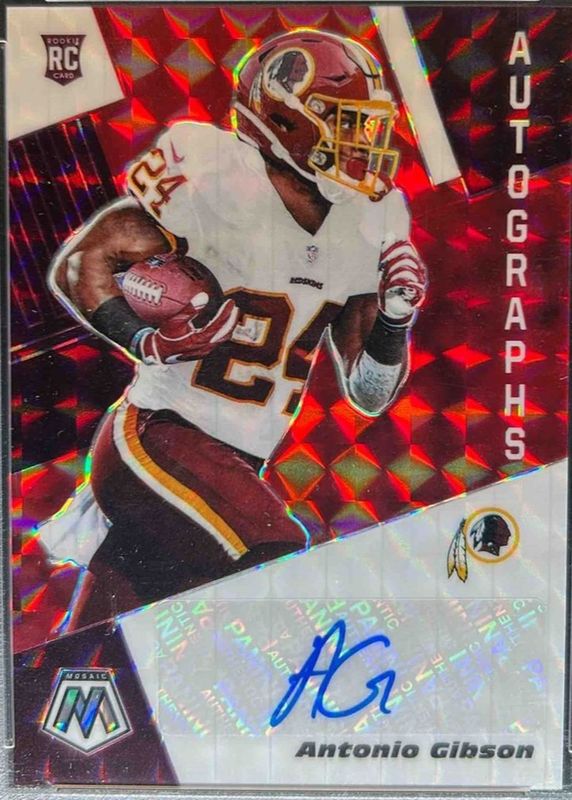2020 Mosaic #RA27 Rookie Autographs - Choice Fusion Red