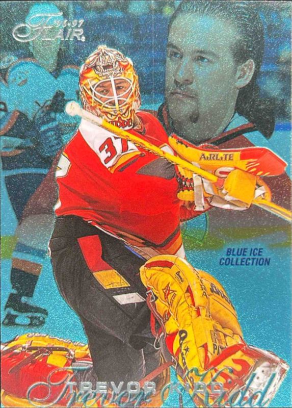 Trevor Kidd 1996 Flair #B13 Blue Ice Collection /250 RAW