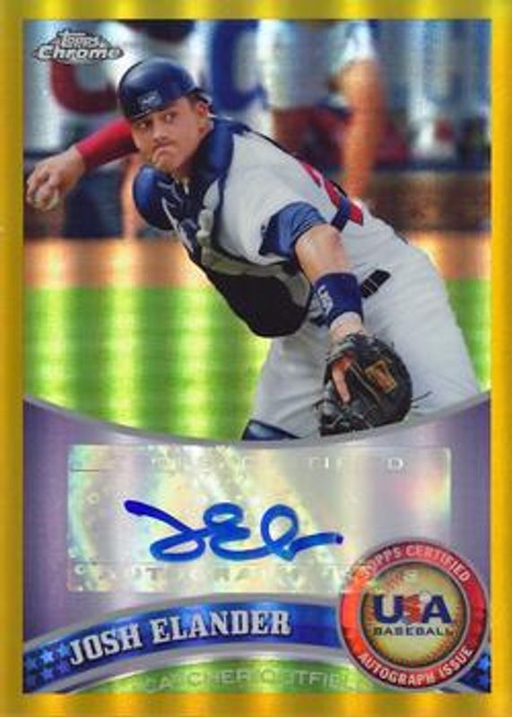 2011 Topps Chrome #USABB3 USA Baseball Autographs - Gold Refractor /50